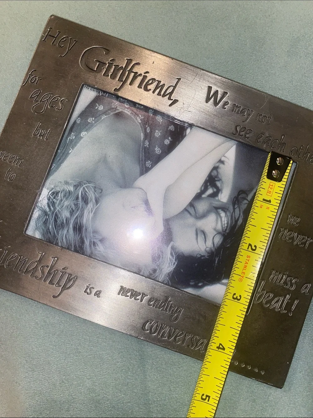 Fetco “Hey Girfriend” metal frame